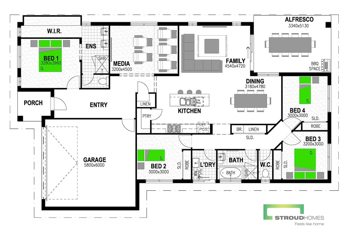 Kingfisher 227 Floor Plan