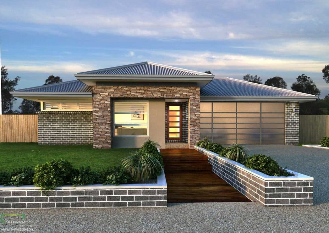 Stroud-Homes-New-Zealand-Home-Design-Milford-216-Portico-Facade