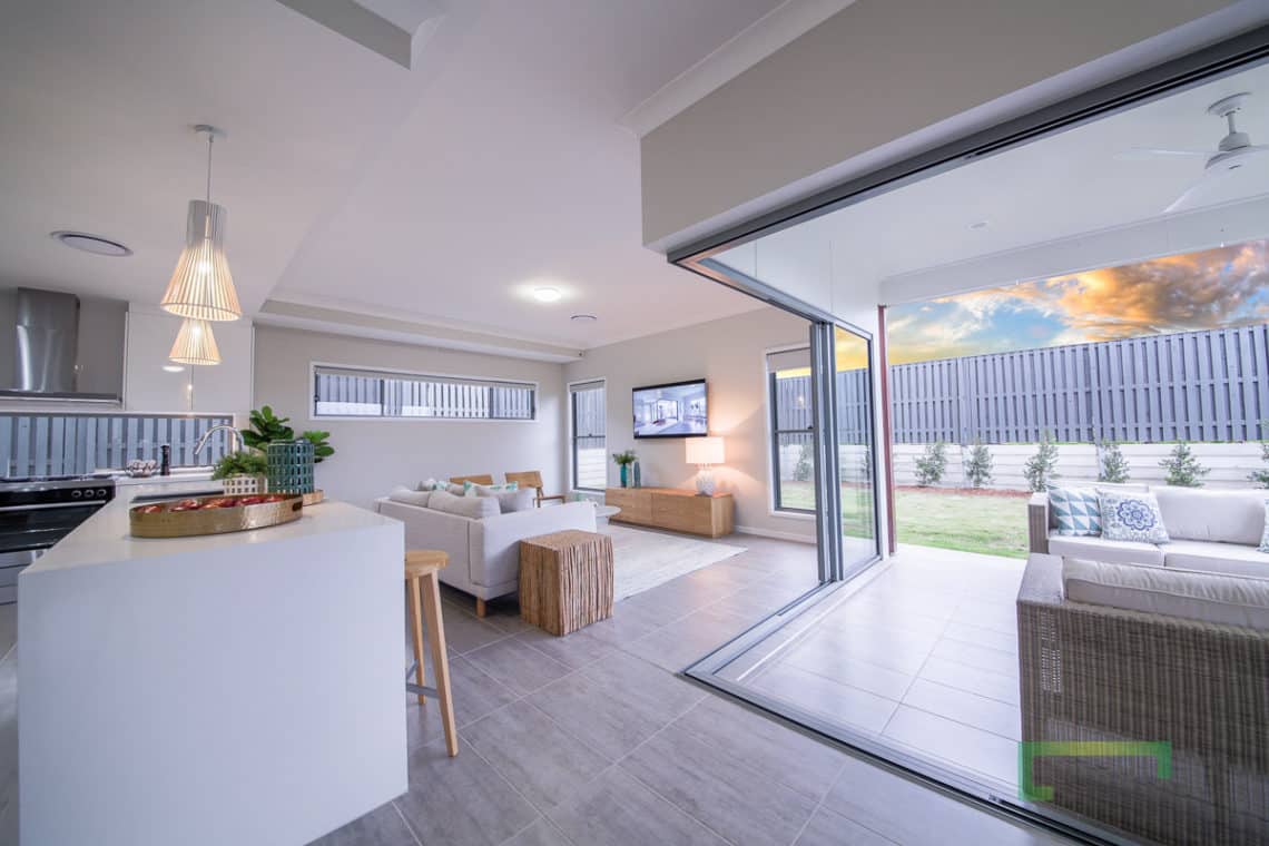 Piha 303 Kitchen, Living & Alfresco Areas