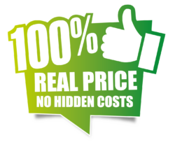 Real prices and no hidden costs