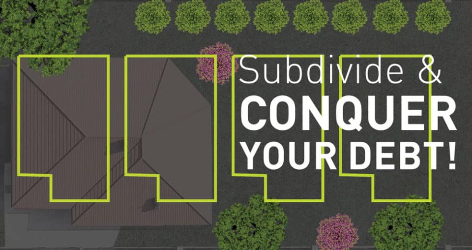 Option 3 - Knock down existing and build  multiple dwellings or duplexes