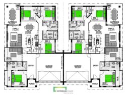 Rangitoto 396 Duplex Floor Plan