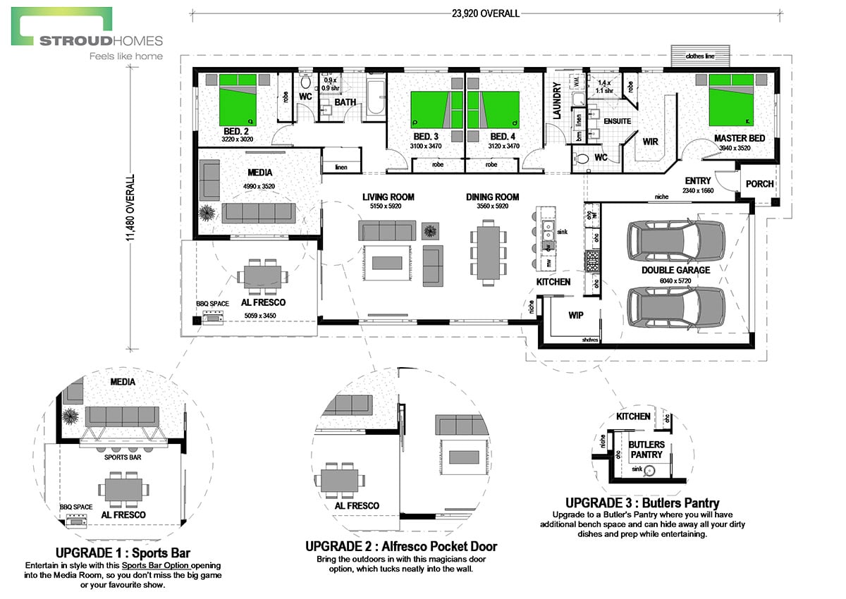 Kakapō 256 Classic Floor Plan