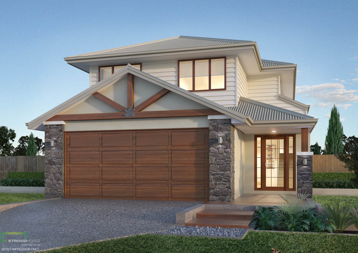 Omaha 240 Two Storey Home Design | Stroud Homes New Zealand