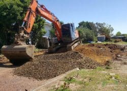 Auckland South knock down rebuild demolition by earthmoving equipment