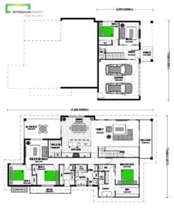 Seaview 287 Sloped Section Classic Floor Plan