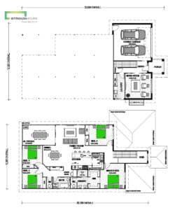 Takapuna 256 Sloped Section Classic Floor Plan