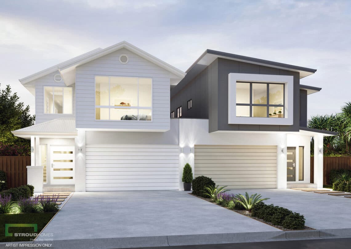 Stroud-Homes-New-Zealand-Design-Vella-500-Two-Storey-Duplex-Homely-Hamptons-&-Skillion-Split-Facades-26-04-22