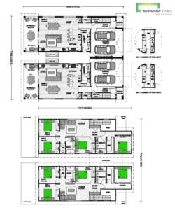 Vella 500 Two Storey Duplex Floor Plan