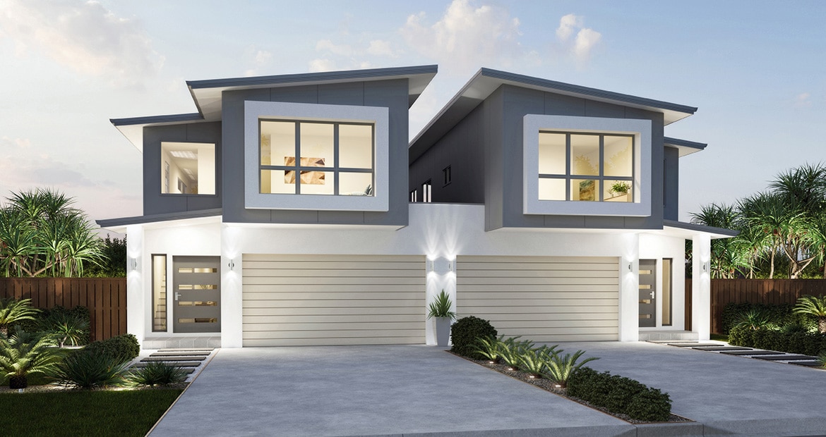 Vella 500 two storey duplex home design Stroudhomes.co.nz